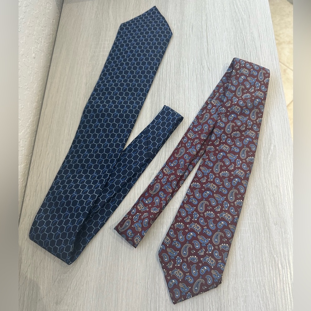 Pair of Men’s Ties/Gucci/Liberty of London